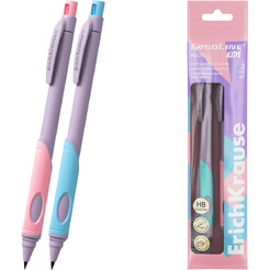 Набор механических карандашей Erich Krause Kids Pastel 2.0 мм 63835 (2 шт)