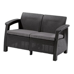 Скамья Keter Corfu II Love Seat 258973 (графит)
