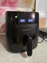 Аэрогриль POLARIS PAF 6003W WIFI IQ Home Черный