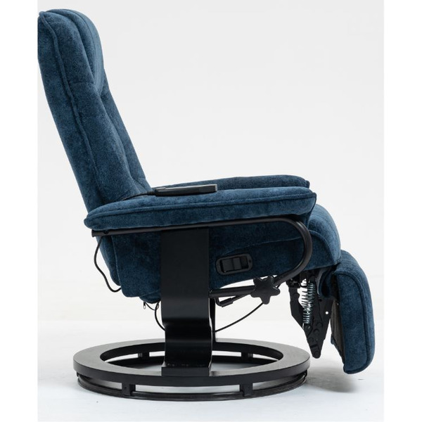 Массажное кресло Calviano 22 (синий плюш)