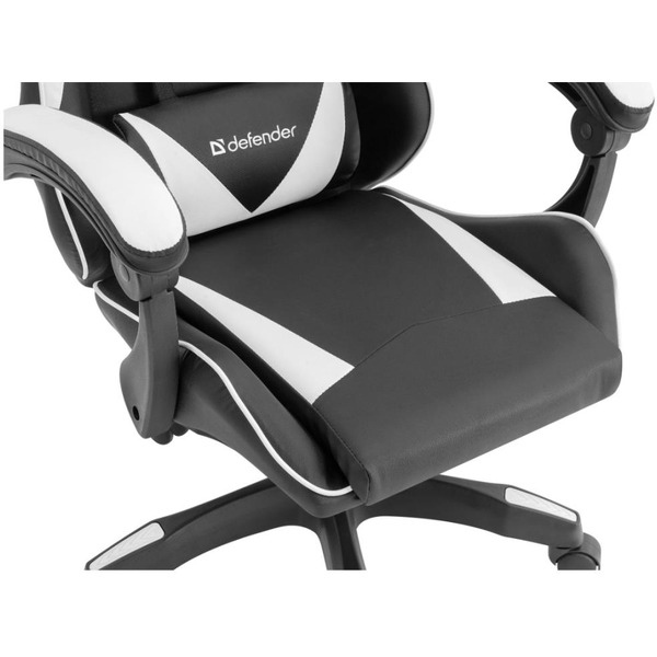 Игровое кресло Defender Urana черный/белый (64058)