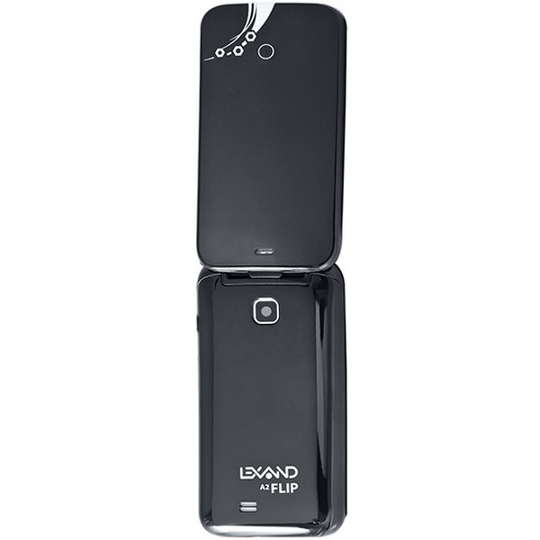 Сотовый телефон Lexand A2 Flip черный
