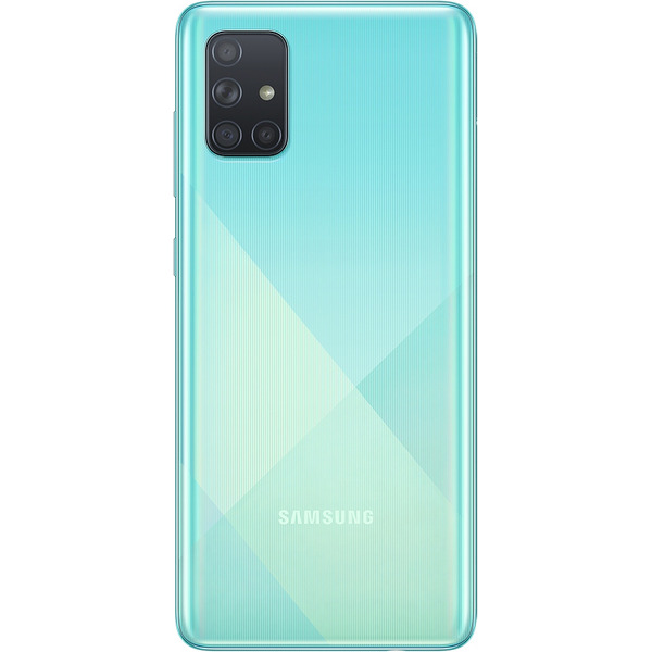 Смартфон Samsung Galaxy A71 (голубой)