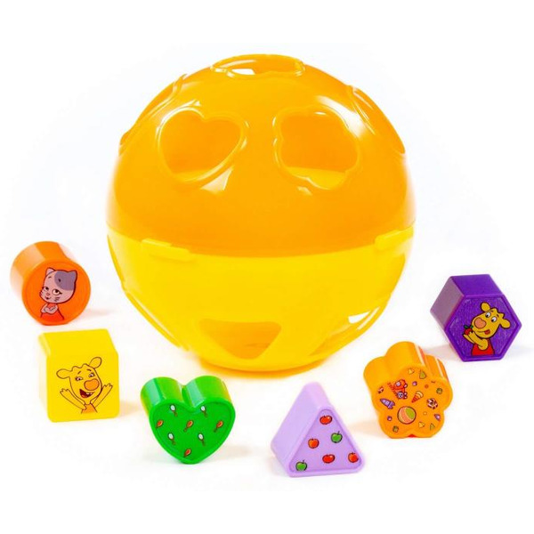 Сортер Полесье Оранжевая корова Шар 93097 (в коробке)