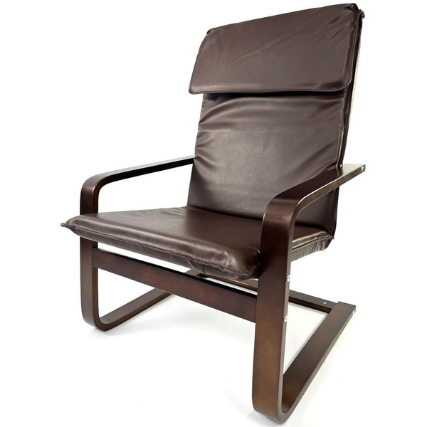 Кресло-качалка Calviano Soft 1 (коричневый PU)