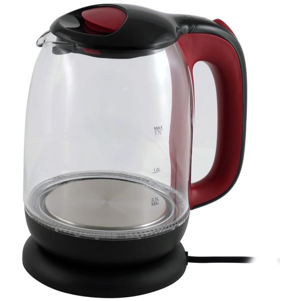 Электрочайник CENTEK CT-0034 (черный/красный)
