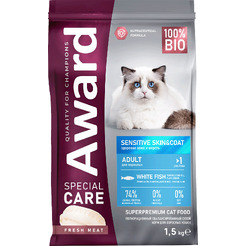 Сухой корм для кошек Award Special Care Sensitive Skin&Coat (1.5кг)