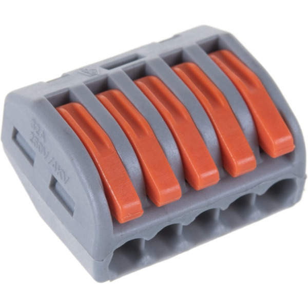 Клемма монтажная 5-проводная Feron LD222-415 32422 (5 шт)