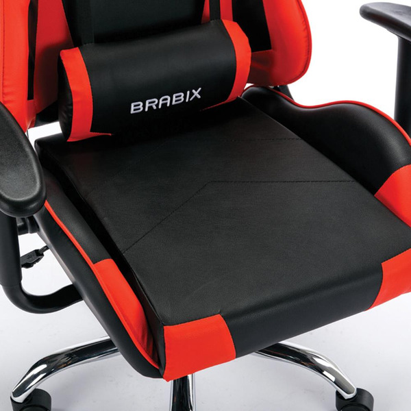 Кресло Brabix Hunter Gm-130 532797 (черный/красный)