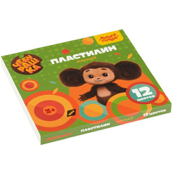 Пластилин Мульти-пульти Чебурашка МПЧБ_53010 (12 цв)