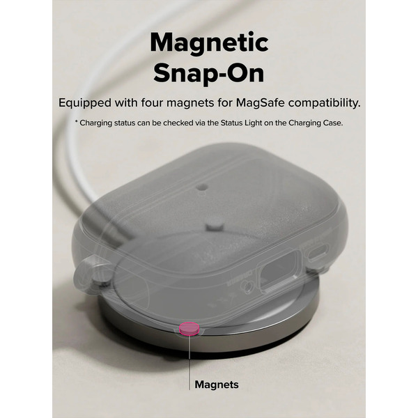 Чехол Ringke Onyx Magnetic для AirPods Pro 3 WARM GRAY