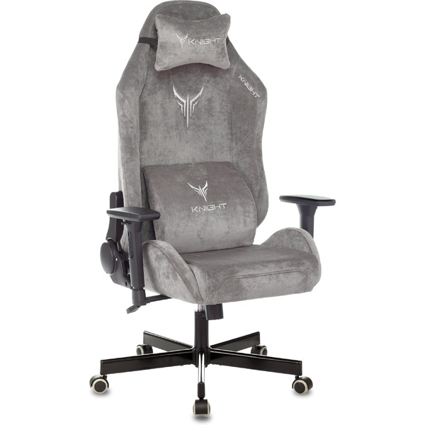 Кресло игровое Knight N1 Fabric Light-19 (1626370) серый
