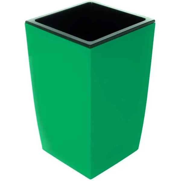 Кашпо для цветов со вставкой GARDENPLAST "ЖАСМИН" 65001 зеленый