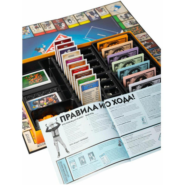 Настольная игра HASBRO Монополия Наруто на русском языке WM00167-RUS