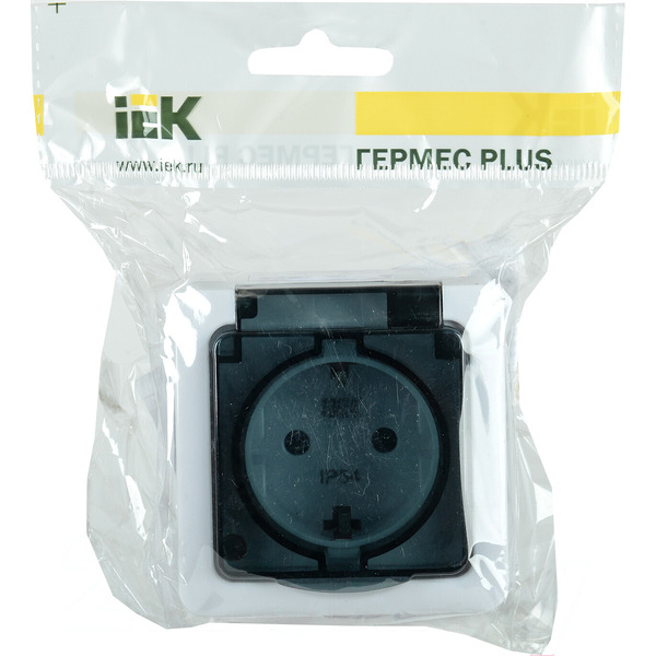 Розетка IEK Розетка IEK Гермес Plus ERMP12-K03-16-54-EC