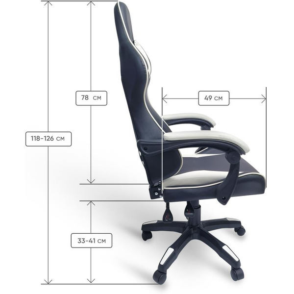 Игровое кресло Byroom Game BAN white HS-5010-W