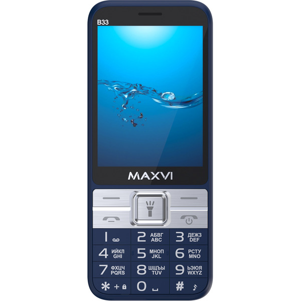 Мобильный телефон Maxvi B33 (темно-синий)