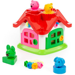 Сортер Полесье Логический теремок 9142 (в коробке)