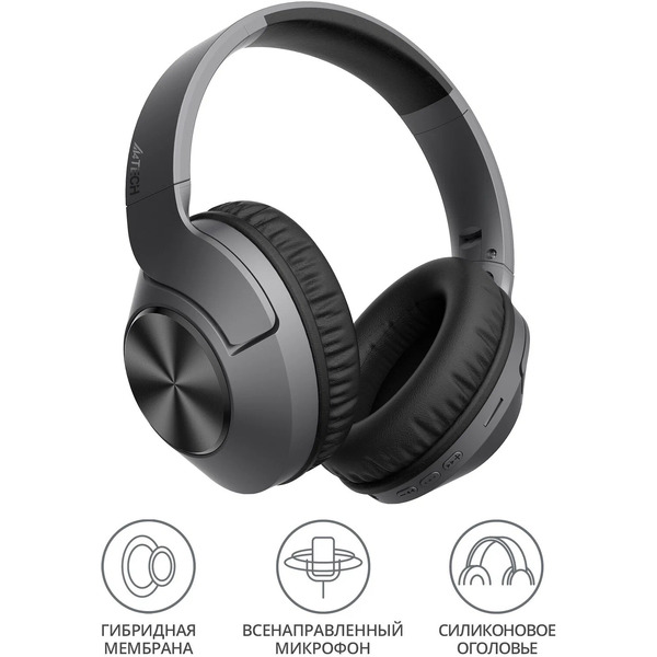 Наушники A4Tech 2Drumtek BH300 серый