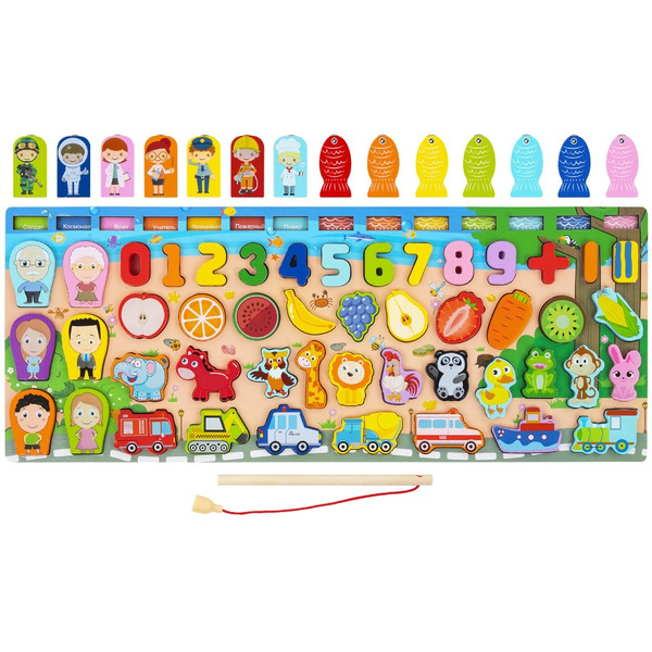 Сортер-доска развивающий BRAUBERG по методу Монтессори 665243