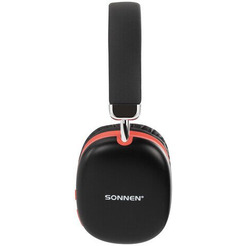Наушники Sonnen HP-B12BR 514128 (черный/красный)