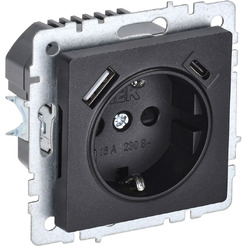 Розетка IEK Brite BR-R14-16-U22-018-K02