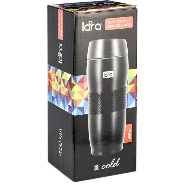 Термокружка Lara LR04-23 Black