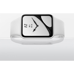 Фитнес-браслет Xiaomi Smart Band 10 Pro BHR095AGL (белая керамика, с белым силиконовым ремешком)