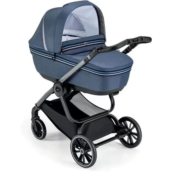 Универсальная коляска CAM Milano (2 в 1, синие полосы)