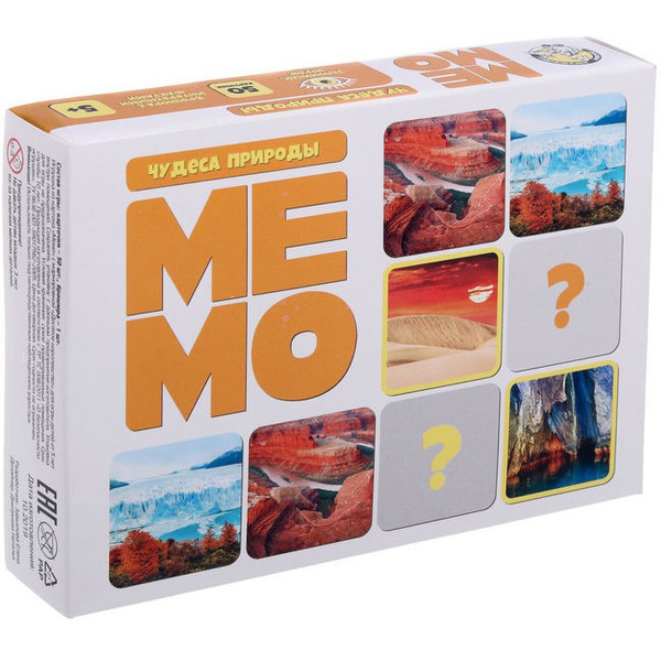 Настольная игра Десятое королевство Мемо. Чудеса природы 03594