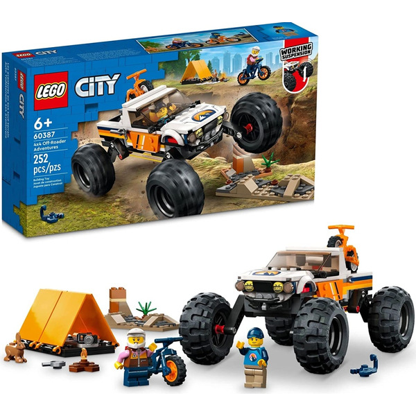 Конструктор LEGO City 60387 Приключения на внедорожнике