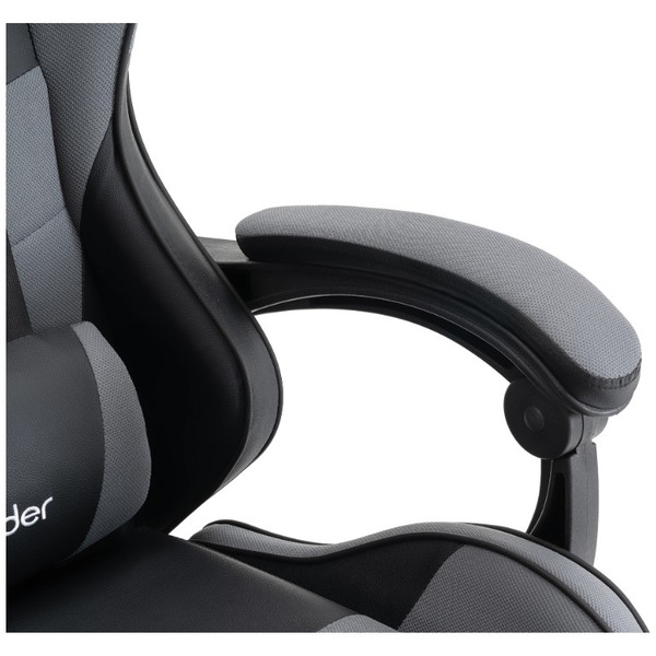 Игровое кресло Defender Strider черный/серый (64056)
