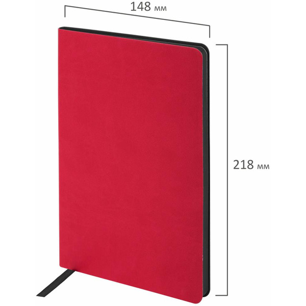 Блокнот BRAUBERG 111039 (красный)