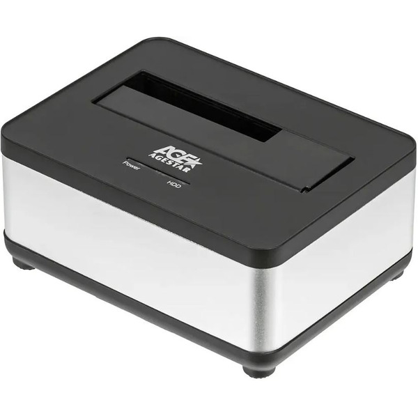 Бокс для накопителей 2.5" и 3.5" AgeStar 3UBT7 (серебристый)