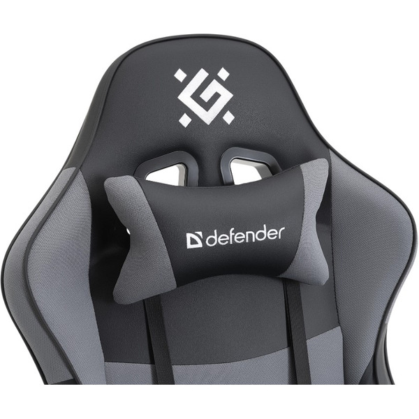 Игровое кресло Defender Strider черный/серый (64056)