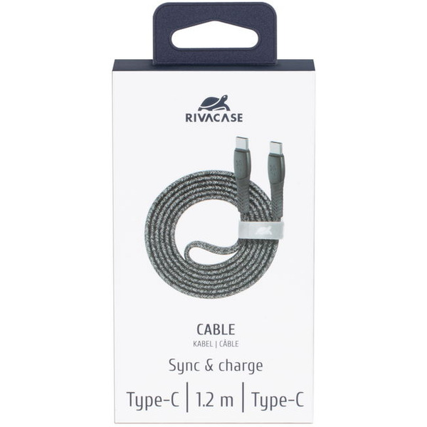 Кабель Rivacase PS6105 GR12 (серый)