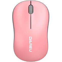 Мышь Dareu LM106G (розовый/серый)