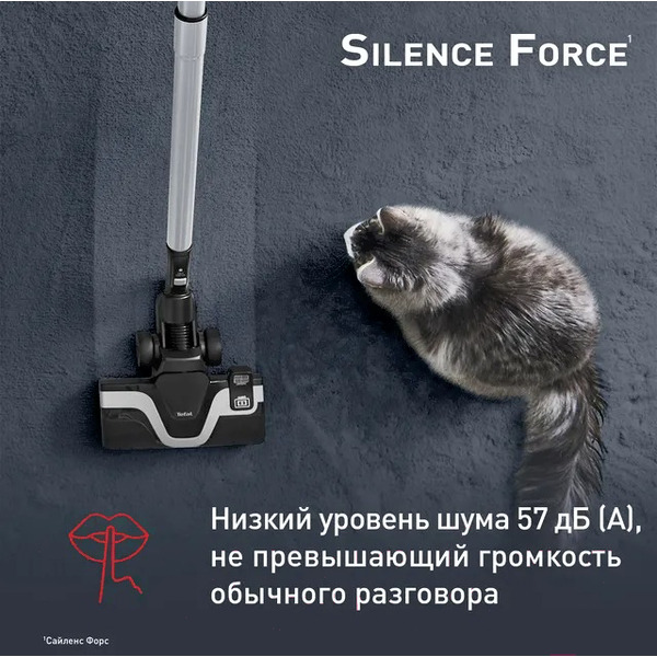 Пылесос с пылесборником Tefal Silence Force TW7487EA
