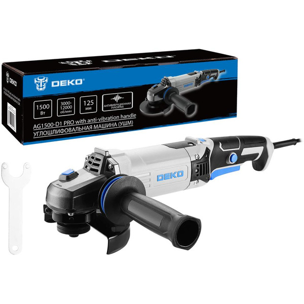 Углошлифмашина DEKO AG1500-D1 PRO (083-1028)