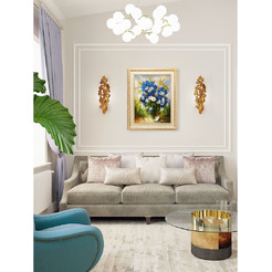 Картина по номерам Белоснежка Ромашки и васильки 143-AS