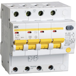 Дифференциальный автомат IEK MAD10-4-040-C-030