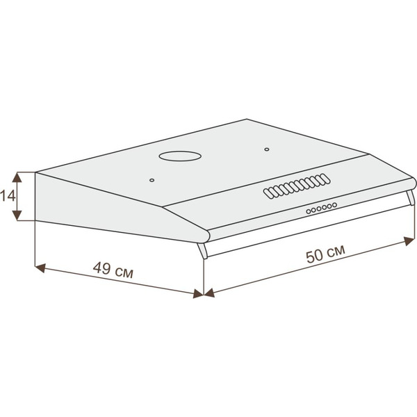 Вытяжка CIARKO ZR 50 белый