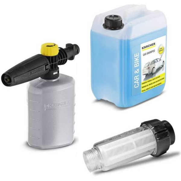 Набор KARCHER 9.817-073.0 (пенная насадка 0,6л 2.643-147.0 + автошампунь 5 л 6.295-360.0 + водяной фильтр 2.642-794.0)