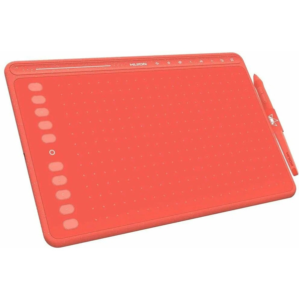 Графический планшет Huion HS611 (коралловый красный)