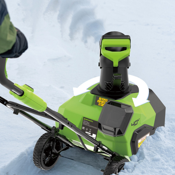 Снегоуборщик Greenworks G40ST40 2603607 (без АКБ)
