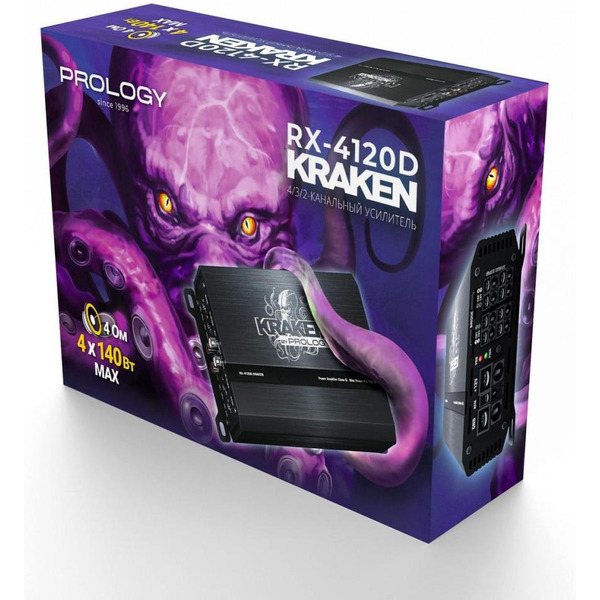 Автомобильный усилитель Prology RX-4120D Kraken