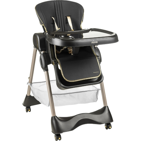 Стульчик для кормления NINO Banny (черный)