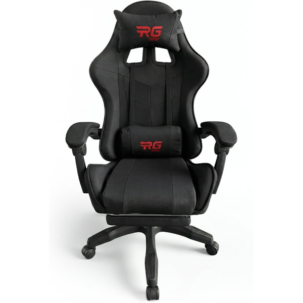 Игровое кресло byroom RG HEALER fabric black с подставкой для ног BRGF813F/B