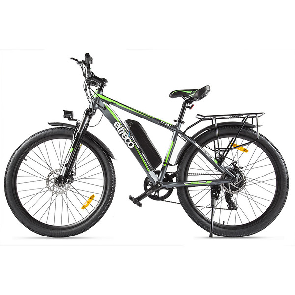 Велогибрид Eltreco XT 750 (серый/зеленый)