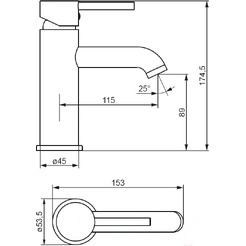 Смеситель Damixa Scandinavian Pure 360210000
